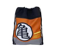 CyP Brands- Dragon Ball, Mochila saco, Cuerdas, Bolsa, Color naranja, Producto oficial