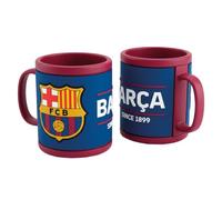 CyP Brands-FC Barcelona Taza Rubber para Desayuno, Producto Oficial