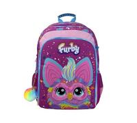 CyP Brands, Furby, Mochila Escolar, Adaptable a Trolley, Grande, Ligera, Resistente, Diseño Divertido, Licencia Oficial, Para Niños y Niñas