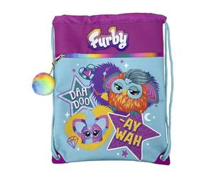 CyP Brands- Furby, Mochila Saco Infantil, con Asas Regulables, Rucksack, Furby, Multicolor, Producto Oficial