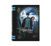 CyP Brands- Harry Potter- Caja Metálica con contenido de papelería, Libro Metálico, El Prisionero de Azkaban, Color Azul, Producto Oficial