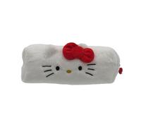 CyP Brands- Hello Kitty, Sanrio, Portatodo, Estuche, Peluche, Color Blanco, Producto Oficial