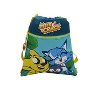 CYP BRANDS- Mikecrack, Mochila, Preescolar, Material Escolar, Mochila Saco, Bolsa con Cuerdas,Bolsa, Rainbow, Multicolor, Producto Oficial