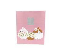 CyP Brands- Molang, Carpeta, Archivador, Carpesano, Carpeta con Anillas, Blossom, Color Rosa, Producto Oficial