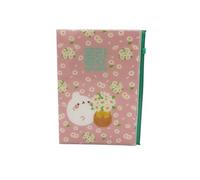 CyP Brands- Molang, Libreta con Bolígrafo, Escritura, Papelería, Cuaderno, Bloc de Notas, Color Rosa, Producto Oficial