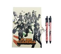 CyP Brands- My Hero Academia- Caja Regalo con Diario y 2 bolígrafos, Diarios, Bolígrafos, Material de Escritura, Multicolor, Producto Oficial