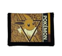 CyP Brands-Pokémon- Billetera, Monedero,Cartera, Eevee, Color marrón, Pikachu, Squirtle, Charmander, Bulbasaur, Producto Oficial