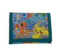 CyP Brands-Pokémon- Billetera, Monedero,Cartera, Urban Colors, Multicolor, Pikachu, Squirtle, Charmander, Bulbasaur, Producto Oficial