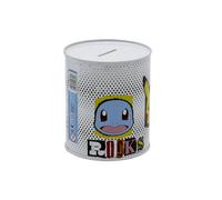 CyP Brands Pokémon- Hucha de Metal, Sellada, Hucha Mediana, Multicolor, Producto Oficial