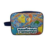 CyP Brands- Pokémon- Neceser, Bolsa de Viaje, Bolsa de Aseo, Unisex, Color Negro, Zapatillero, Urban Colors, Producto Oficial