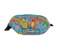 CyP Brands- Pokémon- Riñonera, Bolso, Bandolera, Multicolor. Unisex, Producto Oficial