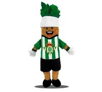 CyP Brands- Real Betis Balompié- Muñeco de Peluche, Peluche, Juguetes, Palmerín con Camiseta, Fútbol, Color Blanco y Verde, Producto Oficial