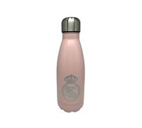 CYP Brands Real Madrid- Botella de agua de acero, Bidón, Cantimplora, Cierre Hermético, 550 ml, Color rosa, Producto Oficial