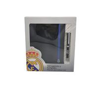 CyP Brands- Real Madrid, Set Agenda y Bolígrafo, Papelería, Set de Regalo, Color Negro, Producto Oficial