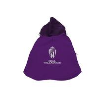 CyP Brands- Real Valladolid, Chubasquero, Abrigo, Impermeable, Ropa para Mascotas, Talla S, Color Morado, Producto Oficial