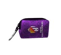 CyP Brands- Real Valladolid, Dispensador de Bolsas, Portabolsas para Perros, Accesorios para Mascotas, Color Morado, Producto Ofiicial