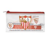 CyP Brands- Sevilla, Set de Papeleria, Escritura, Estuche, Lápiz, Gomas de Borrar, Sacapuntas, Regla, Color Rojo, Producto Oficial