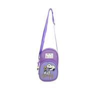 CyP Brands- Snoopy, Mini Bolso, Bolso niña, Bolso mujer, Boslo móvil, Color Morado, Producto Oficial