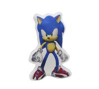 CyP Brands-Sonic, Cojín, Almohada, Cojín Peluche, Personaje Sonic, Color Azul, Producto Oficial