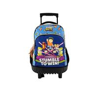 CYP BRANDS-Stumble Guys, Mochila escolar, Mochila, Adaptable a carro, Material escolar, Backpack, Pikachu, E, Producto Oficial