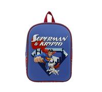 CyP Brands- Superman,Mochila Infantil, Mochila escolar, Medidas 30 cm, Material Escolar, Backpack, Color Azul, Producto Oficial