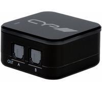 CYP Divisor Óptico Digital de Audio 2 Vías, TOSlink