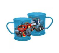 CYP Imports MG-02-BZ Taza plástico translúcida, diseño Blaze and The Monster Machine, Plástico, Multicolor, 15x5x10 cm