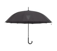 CYPBRANDS Athletic Club, Paraguas, Adulto, Umbrella, 16 varillas, Color Negro, Producto Oficial