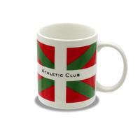 CyP Brands Taza Athletic Club – Cerámica blanca, apta para microondas y lavavajillas