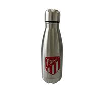 CYPBRANDS - Atlético de Madrid - Botella Agua de Acero Inoxidable, Cierre Hermético, 550 ml, Color Metalizado, Producto Oficial