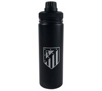 CyP Brands- Atlético de Madrid, Botella de Acero, 750 ml, Bidón, Cantimplora, Color Negro, Producto Oficial