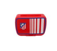 CyP Brands- Atlético de Madrid, Sandwichera, Tartera, Lonchera, Transportador de Alimentos, Color Rojo, Producto Oficial
