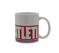 CYPBRANDS Atlético de Madrid, Taza, Taza Cerámica, Desayunos, Menaje, Tazas Originales, Color Blanco, Producto Oficial