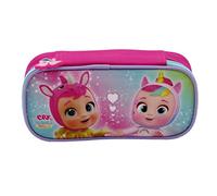 CYPBRANDS Bebés Llorones - Estuche Rectangular, Portatodo Doble, Complementos, Estuche, Neceser, Material Escolar, Multicolor, Producto Oficial