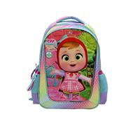CYPBRANDS Bebés Llorones, Mochila Infantil Adaptable a Trolley, con Cremallera, Bolsillos Laterales, Multicolor