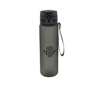 CYPBRANDS Betis, Botella, Botella de Agua, Bidón, Cantimplora, Color Negro, Producto Oficial