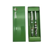 CYPBRANDS , Betis Set De Dos Bolígrafos Metálicos En Caja Unisex Niños, Verde (Green), Estandar