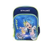 CYPBRANDS- Beyblade, Mochila, Material Escolar, Bolsa, Color Azul, Producto Oficial