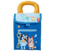 Cypbrands- bluey, bolsa de merienda, con asas, sostenible, reciclable,