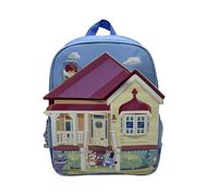 CYPBRANDS- Bluey, Mochila, Mochila Infantil, Tapas imantadas, Guarderia, Preescolar, Multicolor, Producto Oficial
