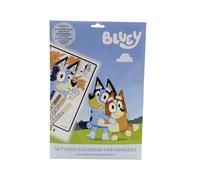 CYPBRANDS- Bluey, Set de Colorear, Regalos, Actividades Creativas, Producto Oficial