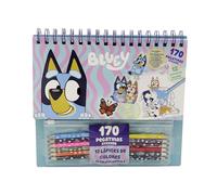 CYPBRANDS- Bluey, Set de Colorear, Regalos, Actividades Creativas, Producto Oficial