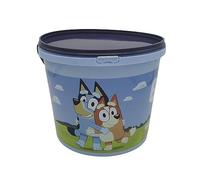 CYPBRANDS Bluey- Set de dibujo, Manualidades, Set de papeleria, Pegatinas, Acuarelas, Plantillas, Lápices de colores, Cubo, Producto Oficial