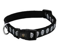 CYPBRANDS Collar para Perro - Talla L- Valencia, Accesorios para Mascotas, Fútbol, Producto Oficial