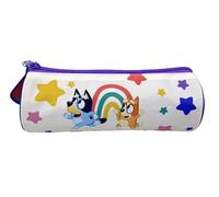 CYPBRANDS CyP Brands-Bluey, Estuche, Portatodo, Material Escolar, Preescolar, Rainbow, Multicolorl, Producto Oficial