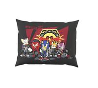 CYPBRANDS CyP Brands-Sonic, Diseño Divertido, Almohada, Decoración, Dimensiones 35 x 26, 5 cm, Multicolor, Producto Oficial