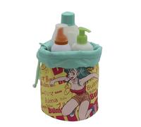 CYPBRANDS Dragon Ball - Neceser, Diseño Bulma, con Compartimentos Interiores, Cierre Seguro, Color Amarillo y Azul, Producto Oficial (CyP Brands)