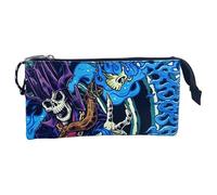 Dragones y Mazmorras-Estuche Triple, Portatodo, 5 Compartimentos, Material Escolar, Black Light, Multicolor, Producto Oficial (CyP Brands)