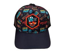 Dragones y Mazmorras- Gorra, Visera, Gorra de béisbol, Dragon, Rejilla, Malla, Dungeons and Dragons, Multicolor, Producto Oficial (CyP Brands)