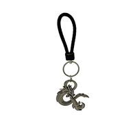 CYPBRANDS Dragones y Mazmorras- Llavero, Colgante,Ampersand, D&D, Llaves, Metal, Complementos, Unisex, Producto Oficial